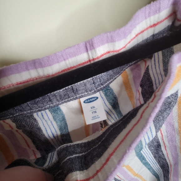 Wide Legged Linen Blend Pants - Picture 3 of 3